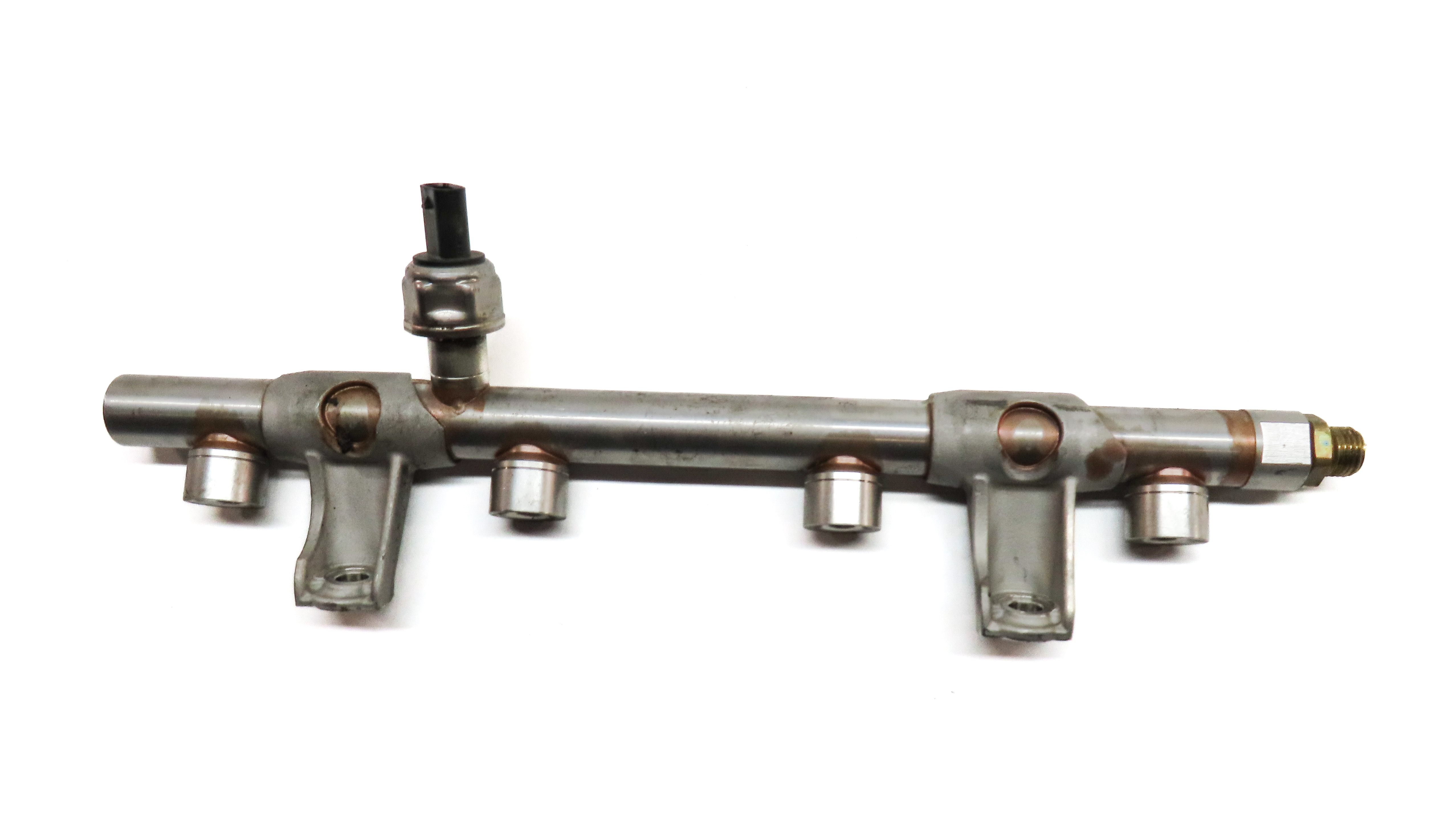18 AUDI A3 8V 2.0L TURBO (CZRA) ENGINE FUEL GAS RAIL w/ PRESSURE SENSOR SOLENOID — exact item pictured